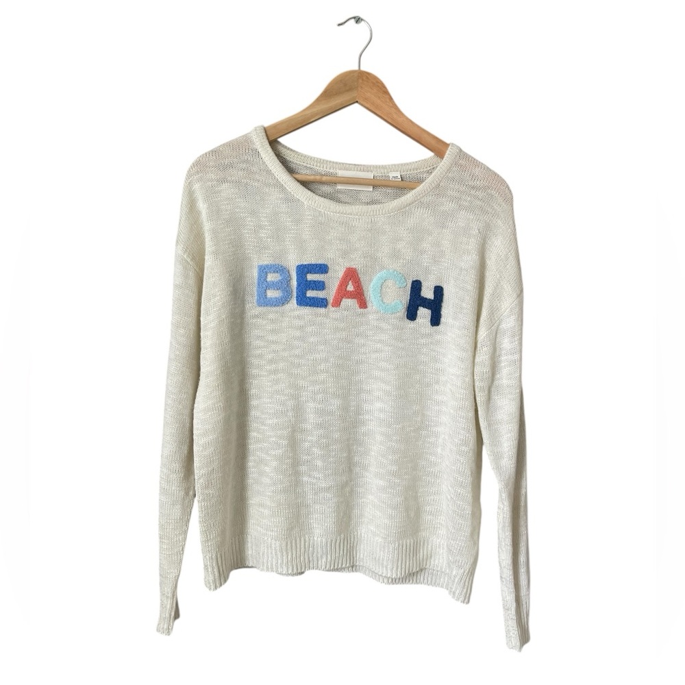 Mia & Tess Ivory Knit Sweater